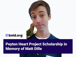 Peyton Heart Project Scholarship in Memory of Matt Dille