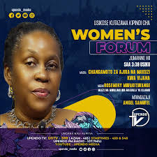 Usikose kutazama kipindi cha #WomensForum leo Jumanne September 27, 2022  saa 3:30 Usiku #UpendoTv Mada: Changamoto za ajira na makuzi kwa vijana  Mgeni: Rosemery Mwakitwange Mlezi na Mwalimu wa masuala ya Kijamii