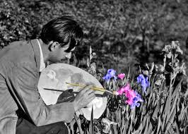 Black And White With Color Photoshop Pin By Kimberly Design Love Design On Black White With A Pop Of Color Color Splash Purple White Art Color Splash