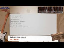 Produced by celso valli, vasco rossi & guido elmi. Best Songs Backing Tracks Bsbt Un Senso Vasco Rossi Guitar Backing Track With Chords And Lyrics