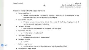 Unita Di Apprendimento Per La Costruzione Di Competenze Youtube