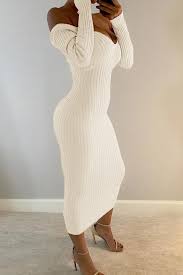Love&lemonade off shoulder sweetheart neck sequin maxi dress. 3131080 39f0977fa2 Bodycon Maxi Dresses Long Sleeve Knit Maxi Dress Maxi Knit Dress
