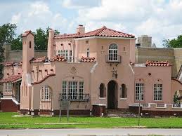 One for the siding, and a slightly darker color in the same color family for the trim. Pink Stucco House Stucco Colors Stucco Homes Stucco House Colors