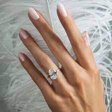 Shared By Kara Find Images And Videos On We Heart It The App To Get Lost In Black Diamond Ring Engagement Black Diamond Ring Moonstone Engagement Ring Set
