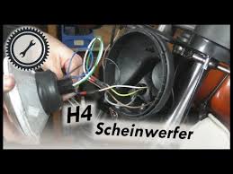 Auf H4 Scheinwerfer Umrusten Simson Tutorial Youtube