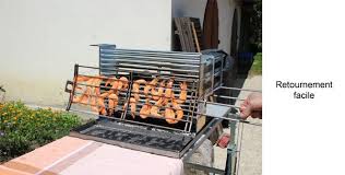 Barbecue Cuisson Verticale Pack Complet Petit Modele Barbecue Modelisme Retournement
