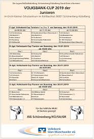 „uczyńmy nasze życie publiczne lepszym, a debatę publiczną uczyńmy spokojniejszą, lepszą i pełną należytego szacunku. Volksbank Cup 2019 Am 19 Und 20 Januar