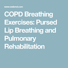 Breathing With Copd Copd Breathing Exercises Pulmonary