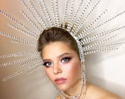 Gold Lotus Headpiece • Burlesque Festival Performance Fascinator