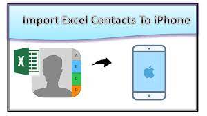 4 Ways To Import Excel Contacts To Iphone Excel Iphone Online Converter