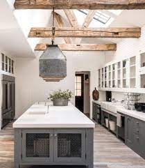 Farmhouse kitchen above cabinet decor. The 15 Most Beautiful Modern Farmhouse Kitchens On Pinterest Sanctuary Home Decor