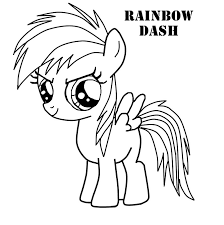 Download and print these rainbow dash coloring pages for free. Little Rainbow Dash Coloring Page Free Printable Coloring Pages For Kids