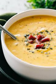 This post may contain affiliate links. Cauliflower Cheese Soup Recipe Low Carb Keto Cauliflower Recipe