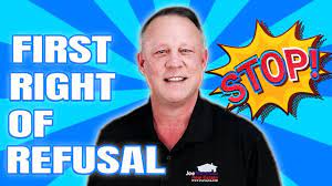 Maybe you would like to learn more about one of these? First Right Of Refusal Meaning Explained Right Of First Refusal Youtube