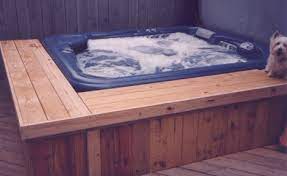 Installing mineral spa hot tub. 63 Hot Tub Deck Ideas Secrets Of Pro Installers Designers