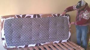 طريقة خياطة غطاء السرير بلاستيك How To Sew Bed Sheet Youtube