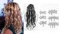 Short Hair Curly Waterfall Braid