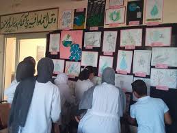 صور طلاب يعبرون عن أهمية الحفاظ على المياه برسومات خلال ورش عمل بكفر الشيخ اليوم السابع