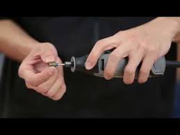 Black And Decker Wizard Rotary Tool How To Change Bit Dremel Change Ez Lock Accessories En Youtube