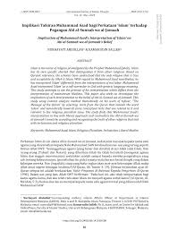 Synonym dari implikasi atau persamaan kata. Pdf Implikasi Tafsiran Muhammad Asad Bagi Perkataan Islam Terhadap Pegangan Ahl Al Sunnah Wa Al Jamaah