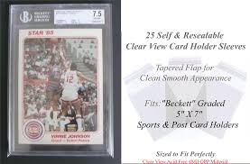 Sharing you all the guide on how i find the values of my nba cards or any sports card that i currently have. Superior Fit Sleeves For Beckett 5 X 7 Card Slab Sporting And Entertainment Cards