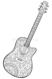 Click the button below to download and print this coloring sheet. Guitar Coloring Book Adults Stock Illustrations 20 Guitar Coloring Book Adults Stock Illustrations Vectors Clipart Dreamstime
