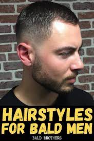 15 Of The Best Hairstyles For Balding Men The Bald Brothers In 2020 Men Losing Hair Thin Hair Men Bald Men With Beards