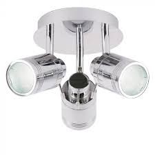 Great looksnoopyfani bought this ceiling light and i am very happy with it. Hugo 3 Light Bathroom Ceiling Spotlight Chrome Litecraft