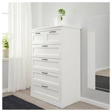 Songesand 6 Drawer Chest White 32 1 4x49 5 8 82x126 Cm Ikea White Bedroom Furniture Bedroom Furniture White Chests