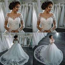 Choose your dream bridal wedding dresses from the wide variety of styles, fabrics, necklines, silhouettes and many more. New Hot Real Dress Real Sample Photo Vintage Vestido De Noiva Muslim Wedding Dresses A Line Long Sleeves Appliques Lace Wedding Gown Bridal Dresses Wish