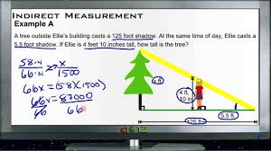 Indirect Measurement Using Similar Triangles Examples Solutions Videos Worksheets Games Activities
