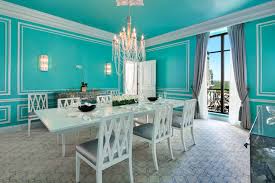 Tiffany blue is the green/blue shade associated with the famous jewelry store. Tiffany Blue Walls Design Ideas