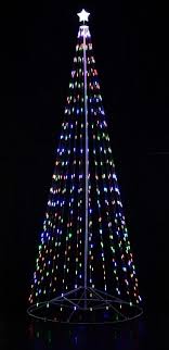 Amazon Com Homebrite 61503 Led Light Strand Tree With Wireless Remote Multi Colored Outdoor Christmas Tree Christmas Light Installation Outdoor Holiday Decor