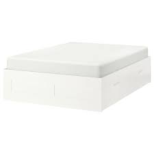 Ikea is unique in the fact that it's furniture strays from the ordinary. Brimnes Bed Frame With Storage White Queen Ikea