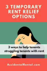 3 Rent Relief Options For Struggling Tenants Free Forms Accidental Rental Being A Landlord Rent Relief