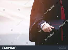 Graduation Student Hold Hats In Hand During Commencement Success Graduates Of The University Concept Education Cong University Graduation Photo Editing Hold On