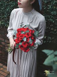 Get it as soon as thu, aug 19. Minimalist Red Rose Bridal Bouquet Scentales Florist