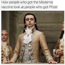 May 03, 2021 · pfizer isn't the only company seeking to lower the age limit for its vaccine. How People Who Got The Moderna Vaccine Look At People Who Got Pfizer Judgmental Volturi Know Your Meme