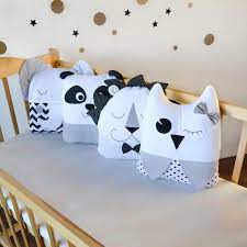 black and white crib bumper set monochrome crib bumpers etsy in 2021 crib bumper set crib bumper cot bumper sets