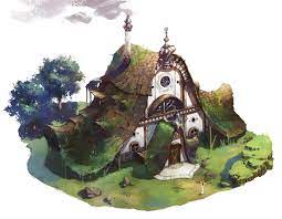 Artstation Elf House Sehee Park Elf House Environmental Art Environment Concept Art
