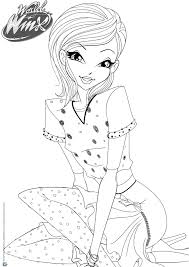 Pin By Mariam789 On Winx Club Mermaid Coloring Pages Cartoon Coloring Pages Fairy Coloring