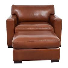 Delivering across usa including new york, california, chicago, washington description features specifications assembly guide the manhattan home design lounge chair and ottoman is one of the most famous. 80 Off Crate Barrel Crate Barrel Axis Ii Brown Leather Chair And Ottoman Sofas