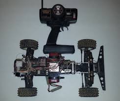Vintage Kyosho Optima 4wd 1 10 Rc Buggy Car Chain Drive Working