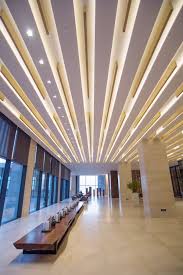 Lobby The Lalu Qingdao Kerry Hill Ceiling Design False Ceiling Design False Ceiling