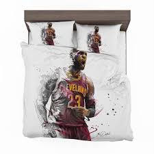 Lebron James Basketball Nba Bedding Set Ebeddingsets Lebron James Basketball Basketball Bedding Lebron James