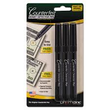 Save money by checking and rejecting bad currency with a bill marker counterfeit marker currency pen. Smart Money Counterfeit Bill Detector Pen For Use W U S Currency By Dri Mark Dri3513b1 Ontimesupplies Com