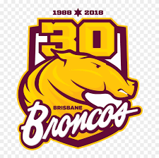 Brisbane Broncos 30 Years Logo Brisbane Bronco 25th Anniversary Logo Hd Png Download 1000x1000 125843 Pngfind