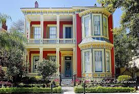 Vibrant Red New Orleans Garden District New Orleans Homes Garden District