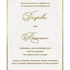 Pin By Animesh Sarkar Sarkar On Ranveer And Deepika Wedding Invitation Card Design Wedding Invitation Card Template Reception Invitations