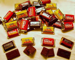 Krackel is a chocolate candy bar which contains crisped rice. Hershey S Miniatures Wikipedia